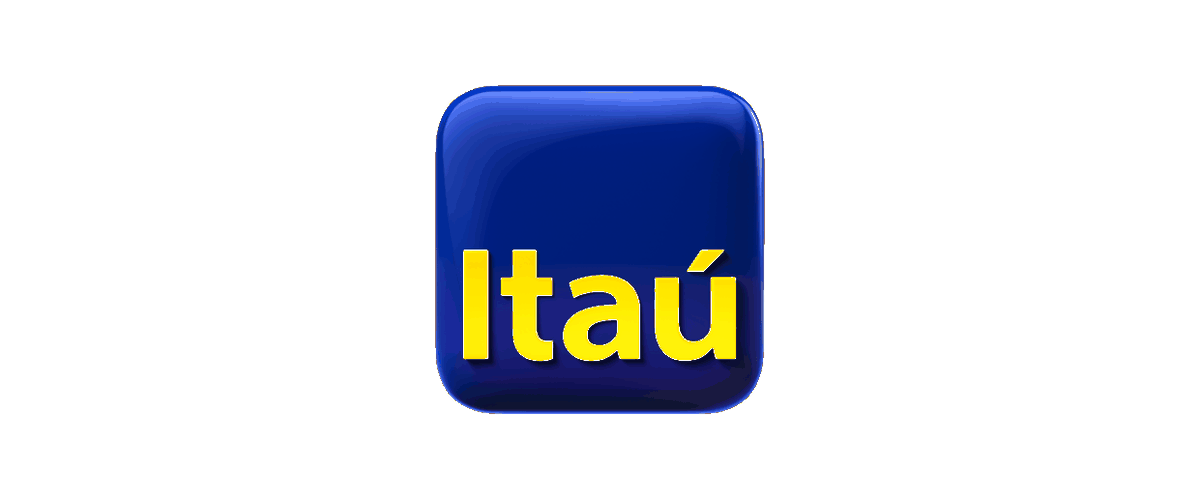 Logo Itaú, cliente da Advise Propaganda